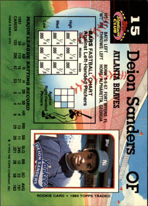A6796- 1992 Stadium Club Baseball Card #s 1-250 -You Pick- 15+ FREE US SHIP - Picture 29 of 499