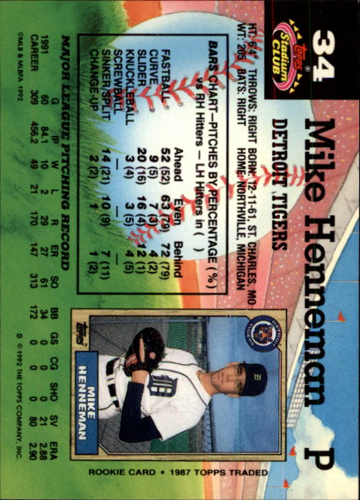 A6796- 1992 Stadium Club Baseball Card #s 1-250 -You Pick- 15+ FREE US SHIP - Picture 67 of 499