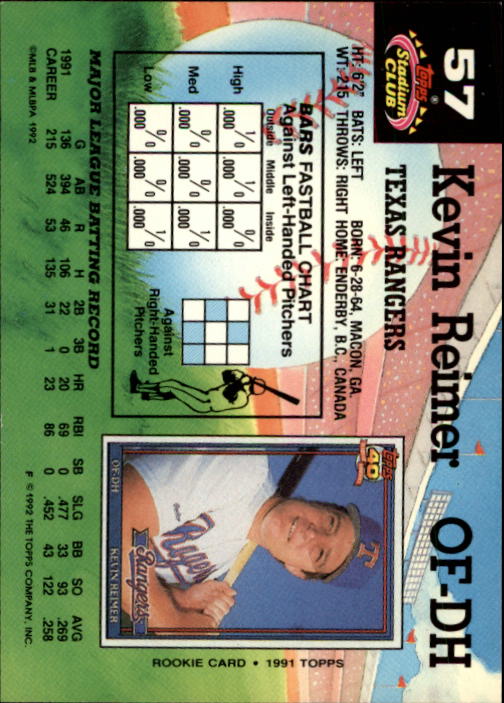 A6796- 1992 Stadium Club Baseball Card #s 1-250 -You Pick- 15+ FREE US SHIP - Picture 113 of 499