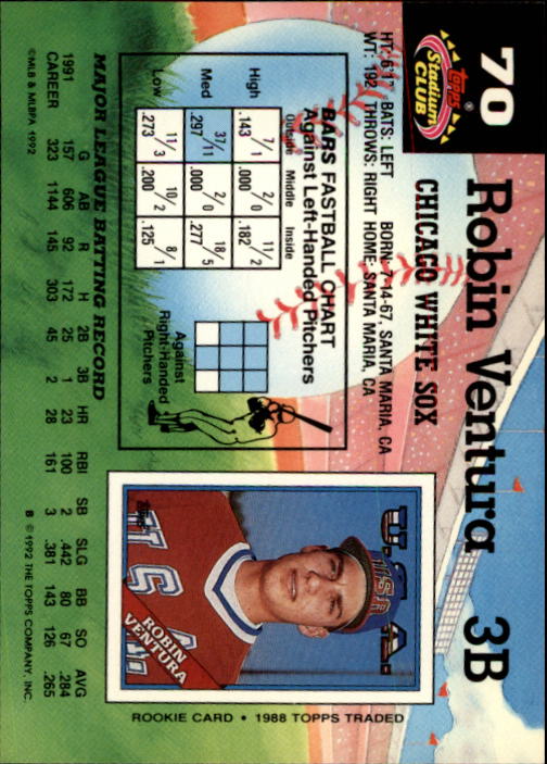 A6796- 1992 Stadium Club Baseball Card #s 1-250 -You Pick- 15+ FREE US SHIP - Picture 139 of 499