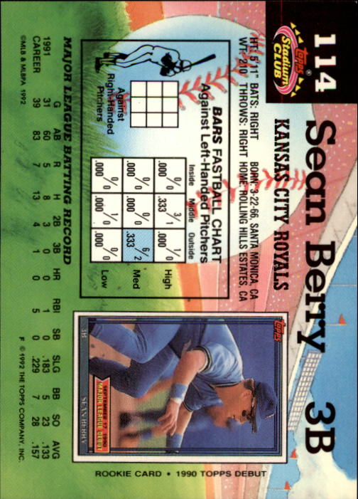 A6796- 1992 Stadium Club Baseball Card #s 1-250 -You Pick- 15+ FREE US SHIP - Picture 227 of 499