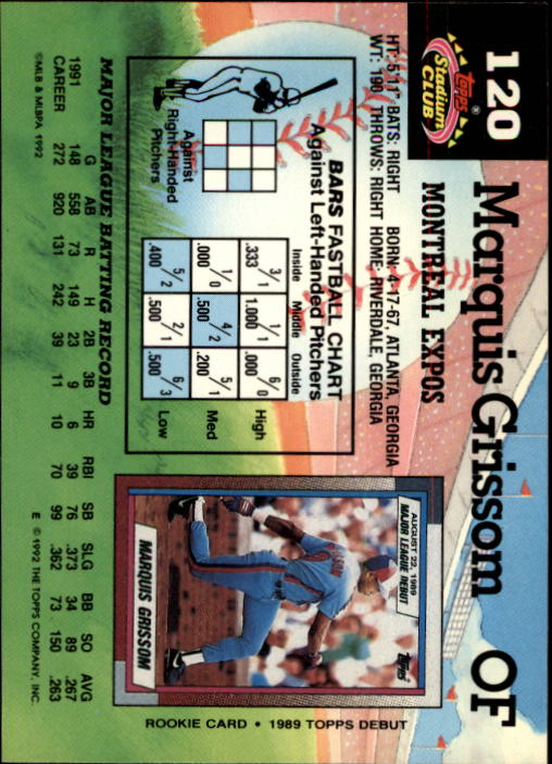 A6796- 1992 Stadium Club Baseball Card #s 1-250 -You Pick- 15+ FREE US SHIP - Picture 239 of 499