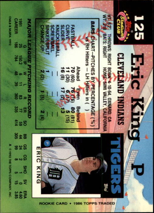 A6796- 1992 Stadium Club Baseball Card #s 1-250 -You Pick- 15+ FREE US SHIP - Picture 249 of 499