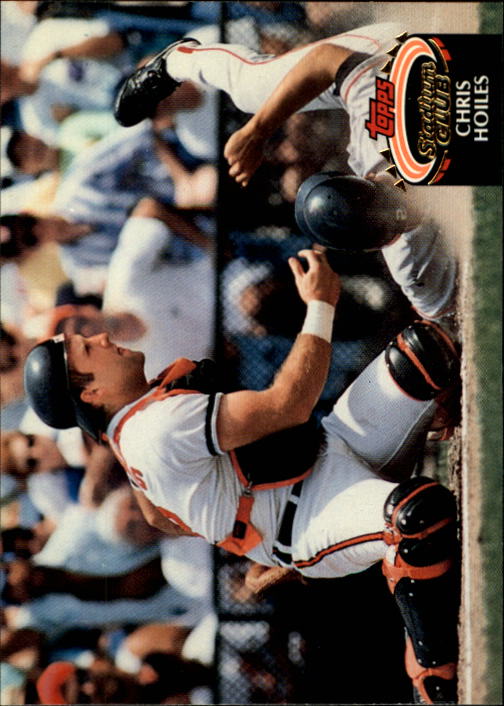 1992 Stadium Club #161 Chris Hoiles