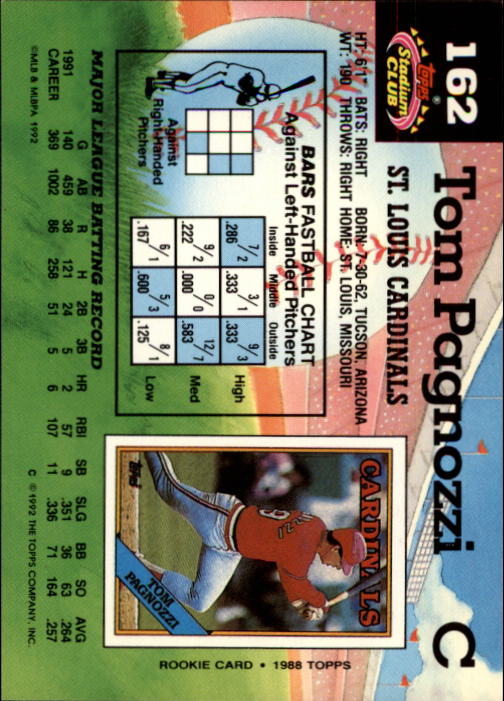 A6796- 1992 Stadium Club Baseball Card #s 1-250 -You Pick- 15+ FREE US SHIP - Picture 323 of 499