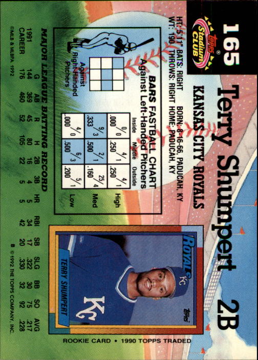 A6796- 1992 Stadium Club Baseball Card #s 1-250 -You Pick- 15+ FREE US SHIP - Picture 329 of 499
