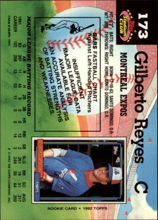 A6796- 1992 Stadium Club Baseball Card #s 1-250 -You Pick- 15+ FREE US SHIP - Picture 345 of 499