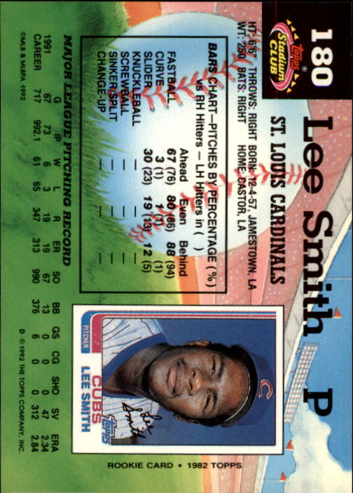 A6796- 1992 Stadium Club Baseball Card #s 1-250 -You Pick- 15+ FREE US SHIP - Picture 359 of 499