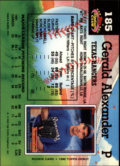 A6796- 1992 Stadium Club Baseball Card #s 1-250 -You Pick- 15+ FREE US SHIP - Picture 369 of 499