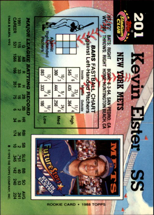 A6796- 1992 Stadium Club Baseball Card #s 1-250 -You Pick- 15+ FREE US SHIP - Picture 401 of 499