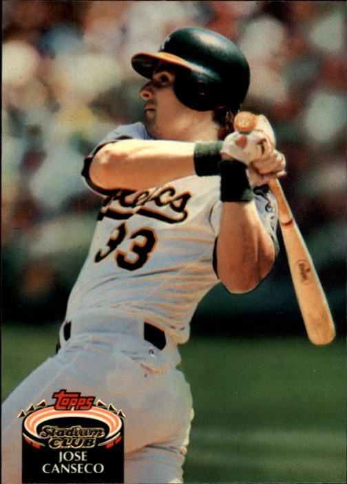 1992 Stadium Club #370 Jose Canseco/See also 597