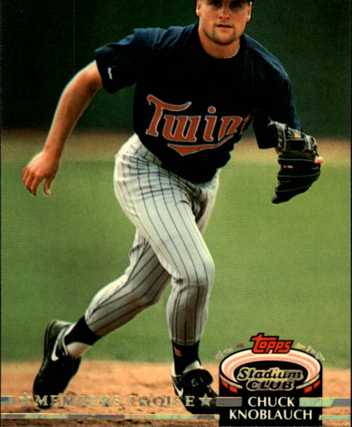 Chuck Knoblauch 1991 Donruss #421 Minnesota Twins Rookie Card MLB