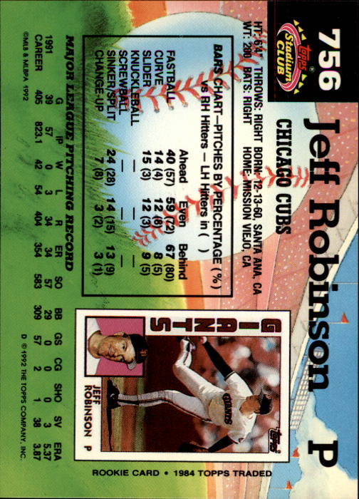 A6796- 1992 Stadium Club Baseball Card #s 751-900 -You Pick- 15+ FREE US SHIP - Picture 11 of 293