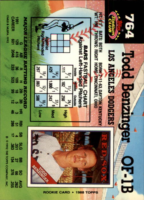 A6796- 1992 Stadium Club Baseball Card #s 751-900 -You Pick- 15+ FREE US SHIP - Picture 27 of 293