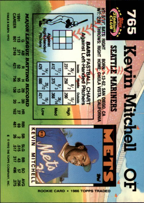 A6796- 1992 Stadium Club Baseball Card #s 751-900 -You Pick- 15+ FREE US SHIP - Picture 29 of 293
