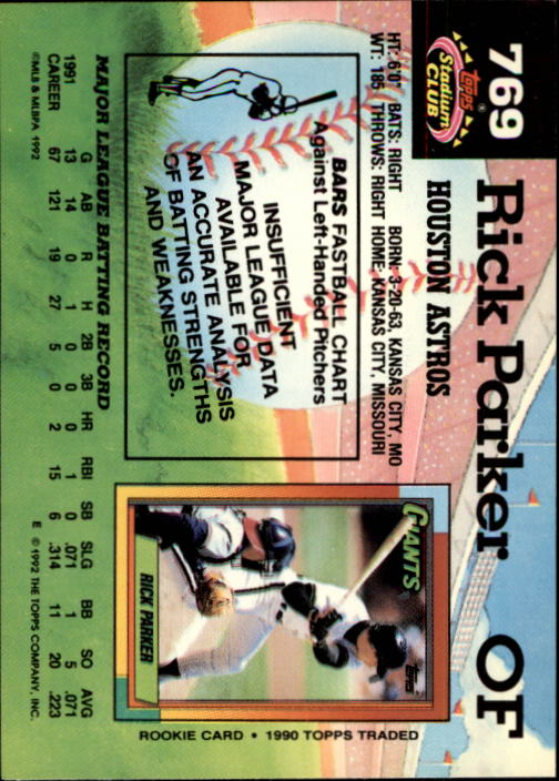 A6796- 1992 Stadium Club Baseball Card #s 751-900 -You Pick- 15+ FREE US SHIP - Picture 37 of 293
