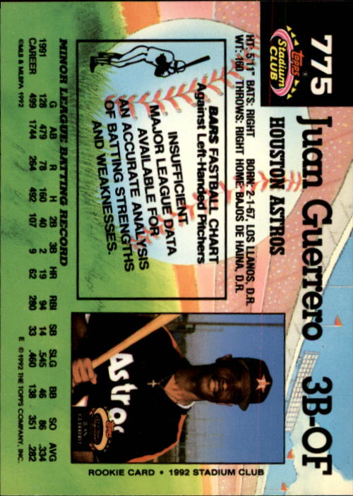 A6796- 1992 Stadium Club Baseball Card #s 751-900 -You Pick- 15+ FREE US SHIP - Picture 47 of 293