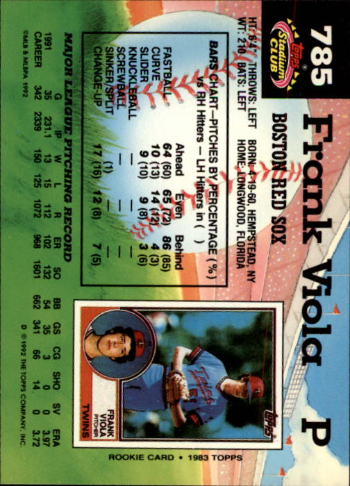 A6796- 1992 Stadium Club Baseball Card #s 751-900 -You Pick- 15+ FREE US SHIP - Picture 67 of 293