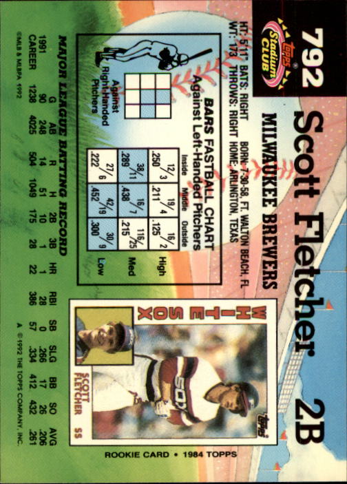A6796- 1992 Stadium Club Baseball Card #s 751-900 -You Pick- 15+ FREE US SHIP - Picture 81 of 293