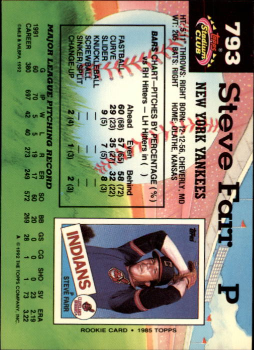 A6796- 1992 Stadium Club Baseball Card #s 751-900 -You Pick- 15+ FREE US SHIP - Picture 83 of 293
