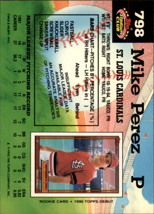 A6796- 1992 Stadium Club Baseball Card #s 751-900 -You Pick- 15+ FREE US SHIP - Picture 91 of 293