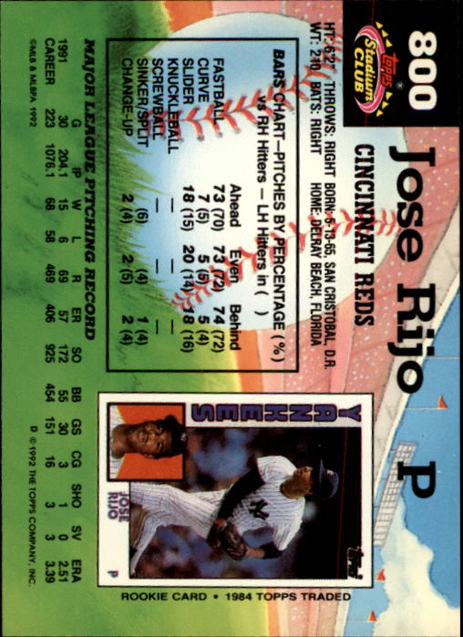 A6796- 1992 Stadium Club Baseball Card #s 751-900 -You Pick- 15+ FREE US SHIP - Picture 95 of 293