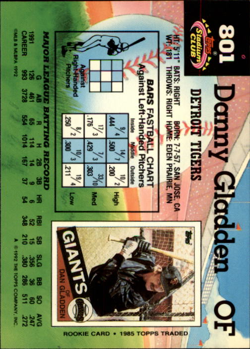 A6796- 1992 Stadium Club Baseball Card #s 751-900 -You Pick- 15+ FREE US SHIP - Picture 97 of 293