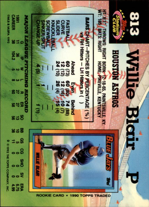 A6796- 1992 Stadium Club Baseball Card #s 751-900 -You Pick- 15+ FREE US SHIP - Picture 121 of 293