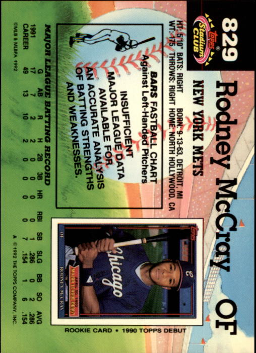 A6796- 1992 Stadium Club Baseball Card #s 751-900 -You Pick- 15+ FREE US SHIP - Picture 153 of 293