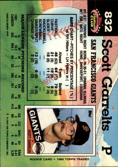 A6796- 1992 Stadium Club Baseball Card #s 751-900 -You Pick- 15+ FREE US SHIP - Picture 159 of 293