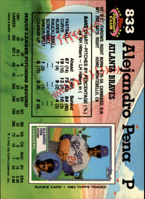 A6796- 1992 Stadium Club Baseball Card #s 751-900 -You Pick- 15+ FREE US SHIP - Picture 161 of 293