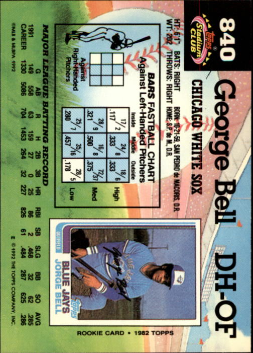 A6796- 1992 Stadium Club Baseball Card #s 751-900 -You Pick- 15+ FREE US SHIP - Picture 175 of 293