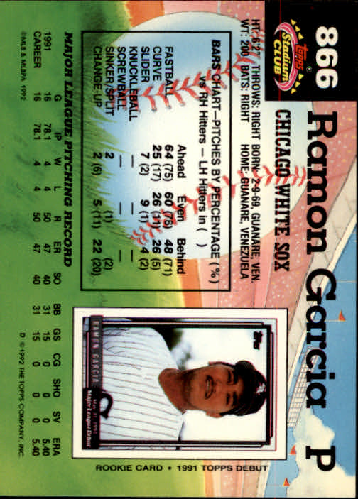 A6796- 1992 Stadium Club Baseball Card #s 751-900 -You Pick- 15+ FREE US SHIP - Picture 225 of 293