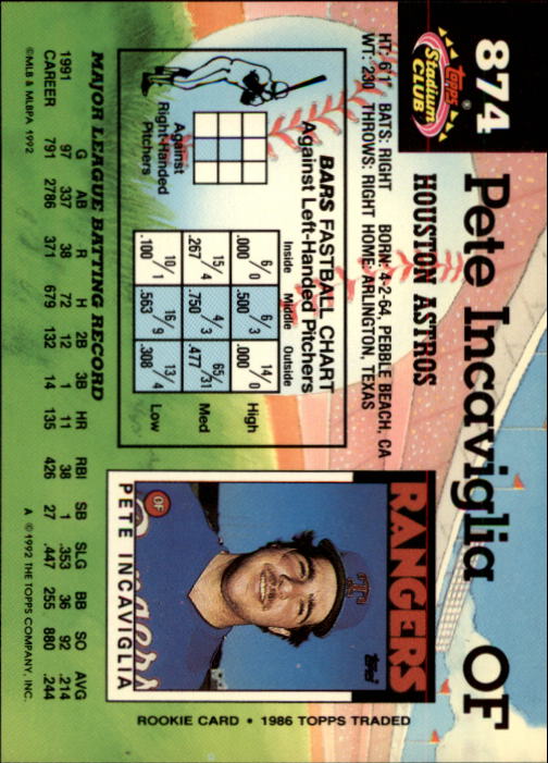 A6796- 1992 Stadium Club Baseball Card #s 751-900 -You Pick- 15+ FREE US SHIP - Picture 241 of 293