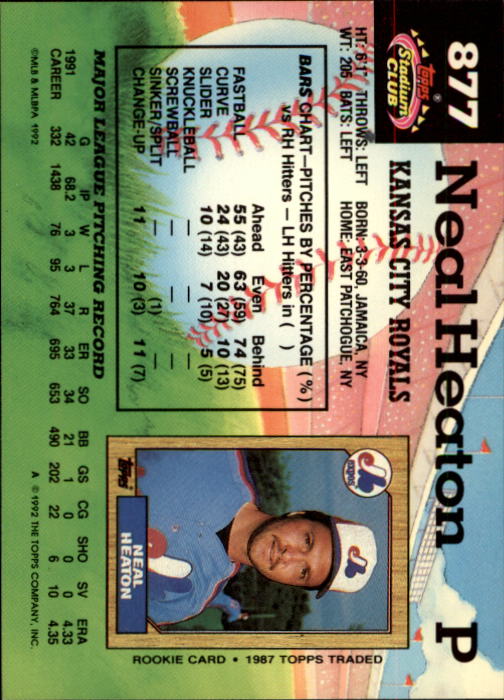 A6796- 1992 Stadium Club Baseball Card #s 751-900 -You Pick- 15+ FREE US SHIP - Picture 247 of 293