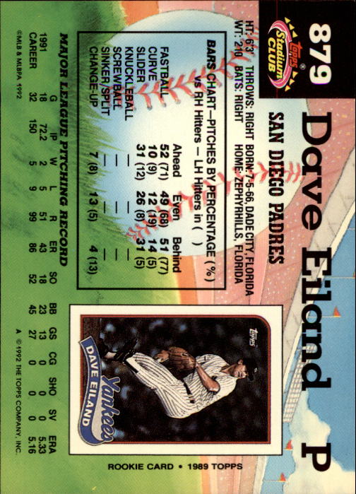 A6796- 1992 Stadium Club Baseball Card #s 751-900 -You Pick- 15+ FREE US SHIP - Picture 251 of 293