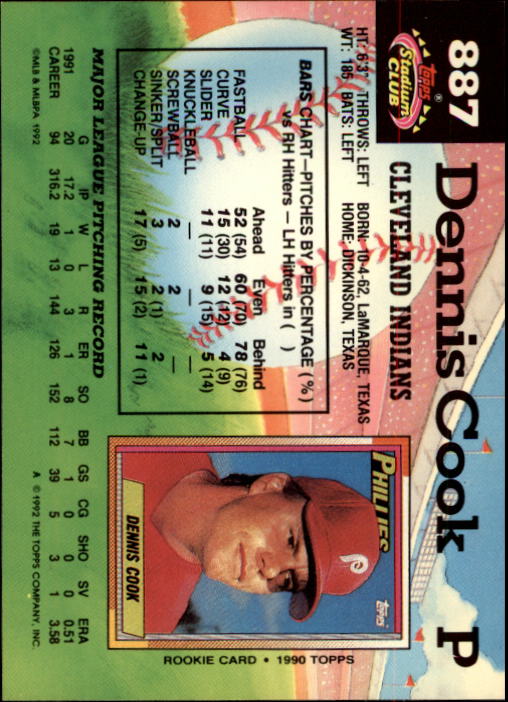 A6796- 1992 Stadium Club Baseball Card #s 751-900 -You Pick- 15+ FREE US SHIP - Picture 267 of 293