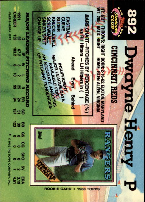A6796- 1992 Stadium Club Baseball Card #s 751-900 -You Pick- 15+ FREE US SHIP - Picture 277 of 293