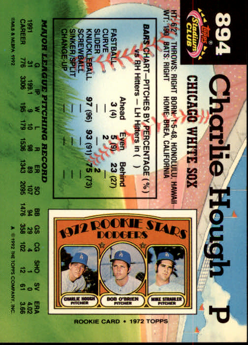 A6796- 1992 Stadium Club Baseball Card #s 751-900 -You Pick- 15+ FREE US SHIP - Picture 281 of 293