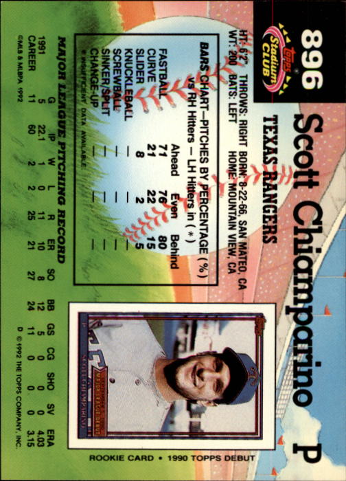 A6796- 1992 Stadium Club Baseball Card #s 751-900 -You Pick- 15+ FREE US SHIP - Picture 285 of 293