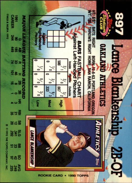 A6796- 1992 Stadium Club Baseball Card #s 751-900 -You Pick- 15+ FREE US SHIP - Picture 287 of 293