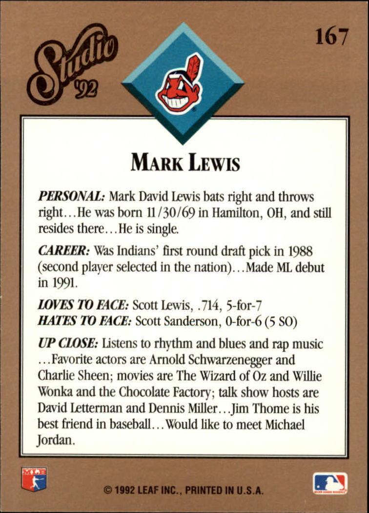 B1883- 1992 Studio Baseball Karten 1-200 + Rookies -du Pick- 15 + Gratis US - Bild 327 von 393