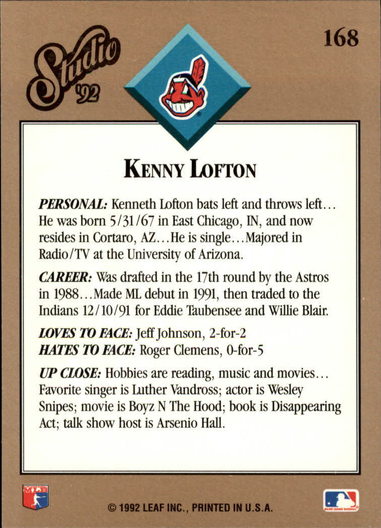 B1883- 1992 Studio Baseball Karten 1-200 + Rookies -du Pick- 15 + Gratis US - Bild 329 von 393