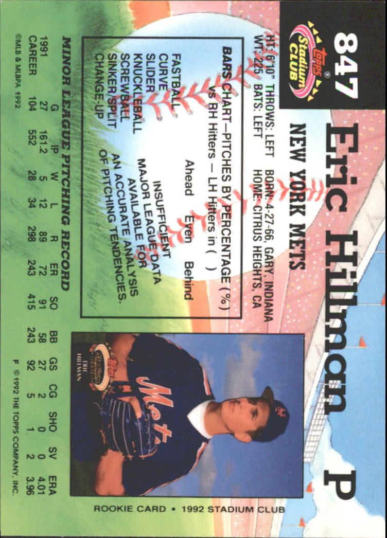 Sports Card Back