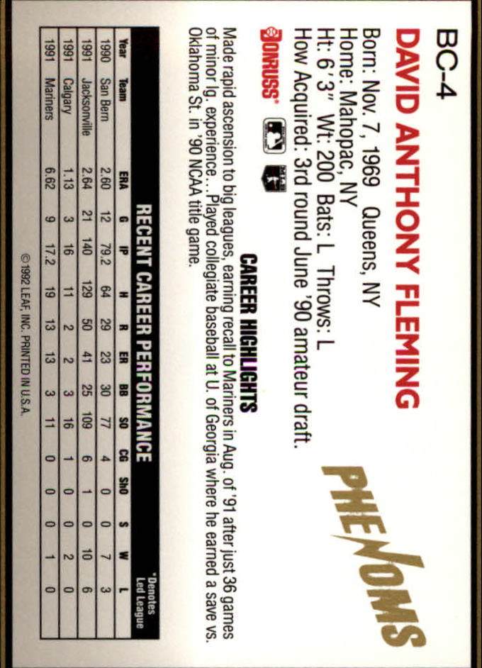 Sports Card Back