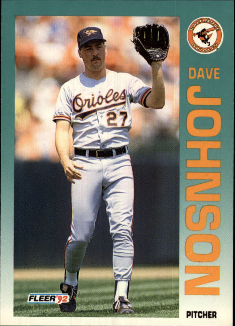 1992 Fleer #12 Dave Johnson