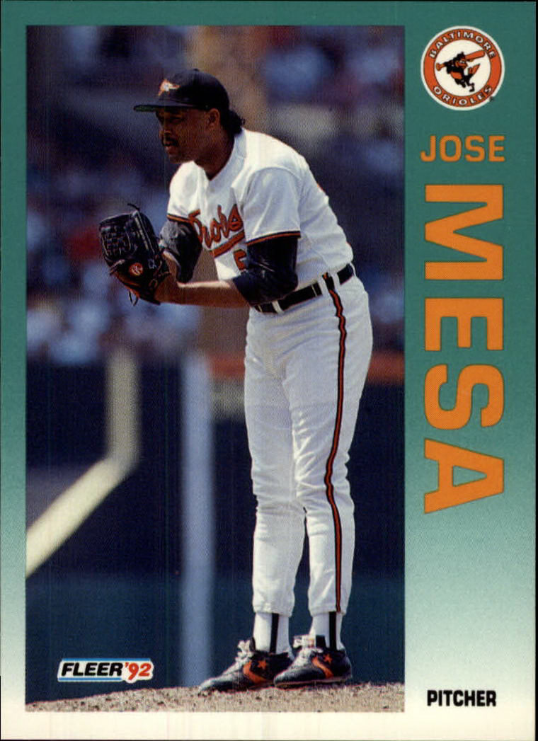 1992 Fleer #17 Jose Mesa