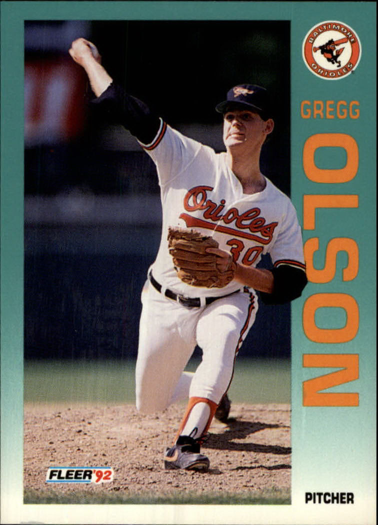 1992 Fleer #21 Gregg Olson