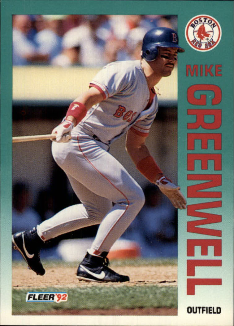 1992 Fleer #39 Mike Greenwell