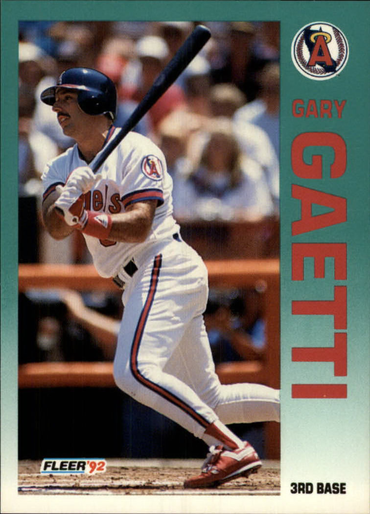 1992 Fleer #58 Gary Gaetti
